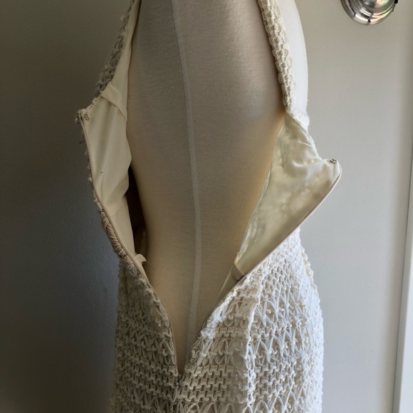 Eva Franco Boho Crochet Sun Dress size 8 cream - Picture 8 of 11